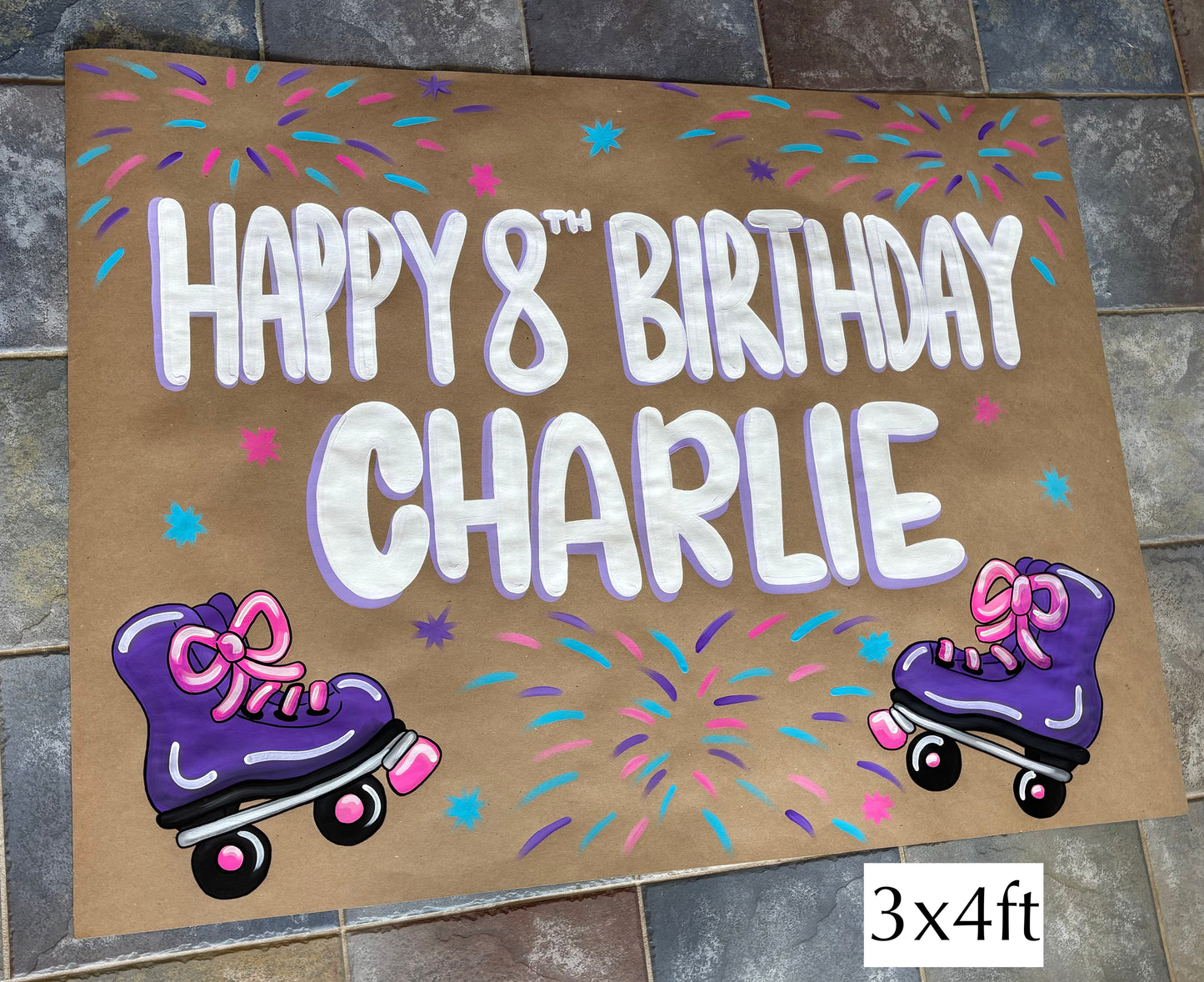 Hand Painted Banner- Custom