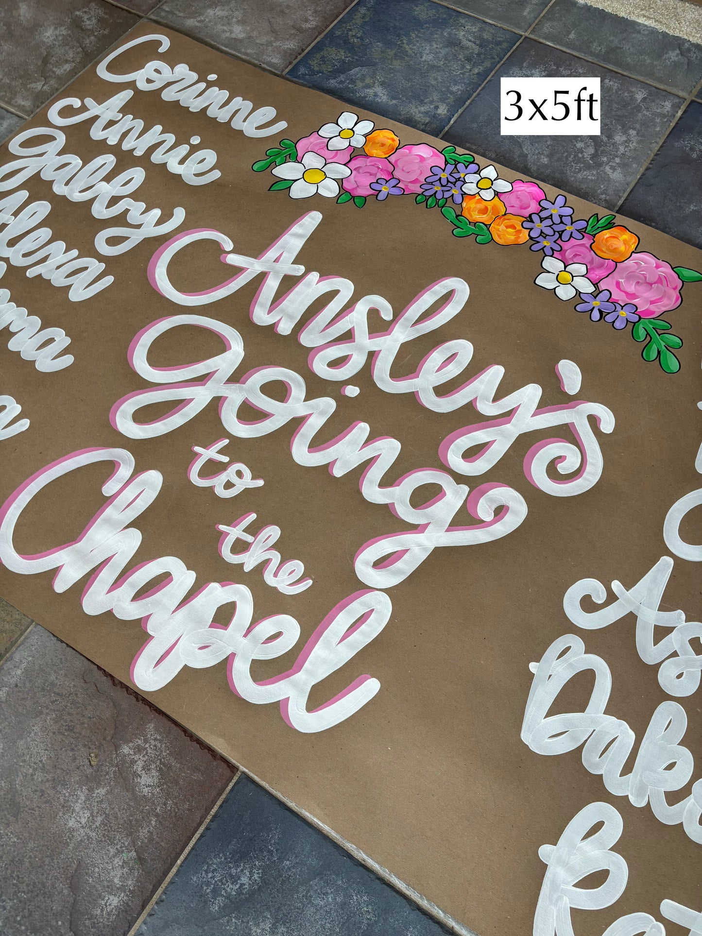 Hand Painted Banner- Custom