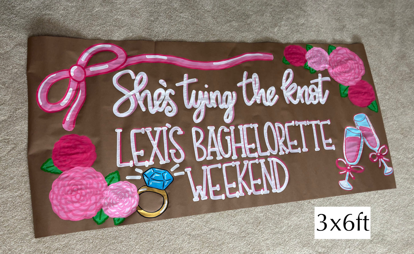 Hand Painted Banner- Custom