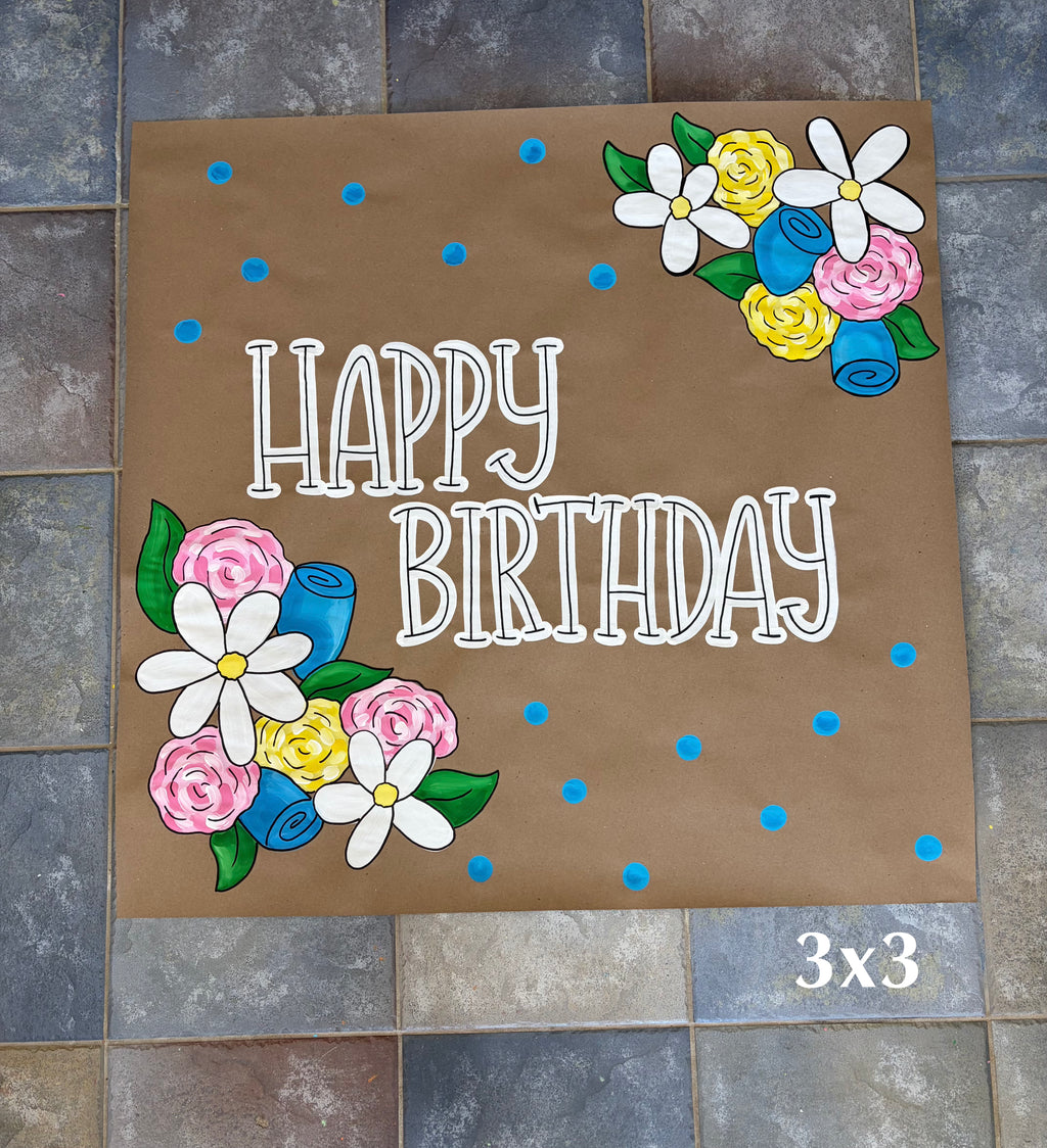 Custom Hand Painted Banner
