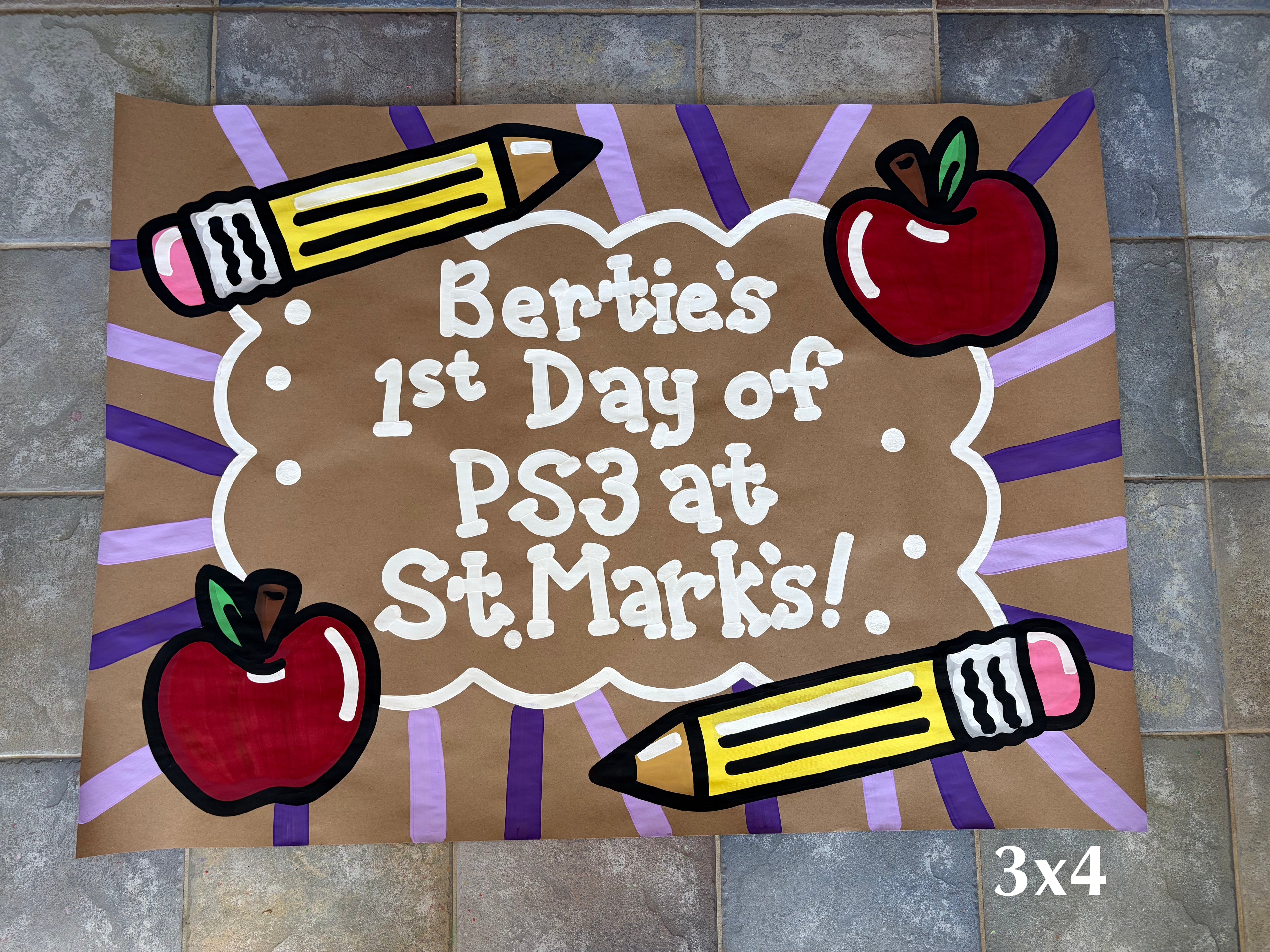 Custom Hand Painted Banner