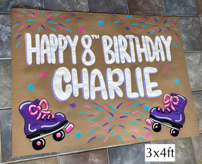 Hand Painted Banner- Custom