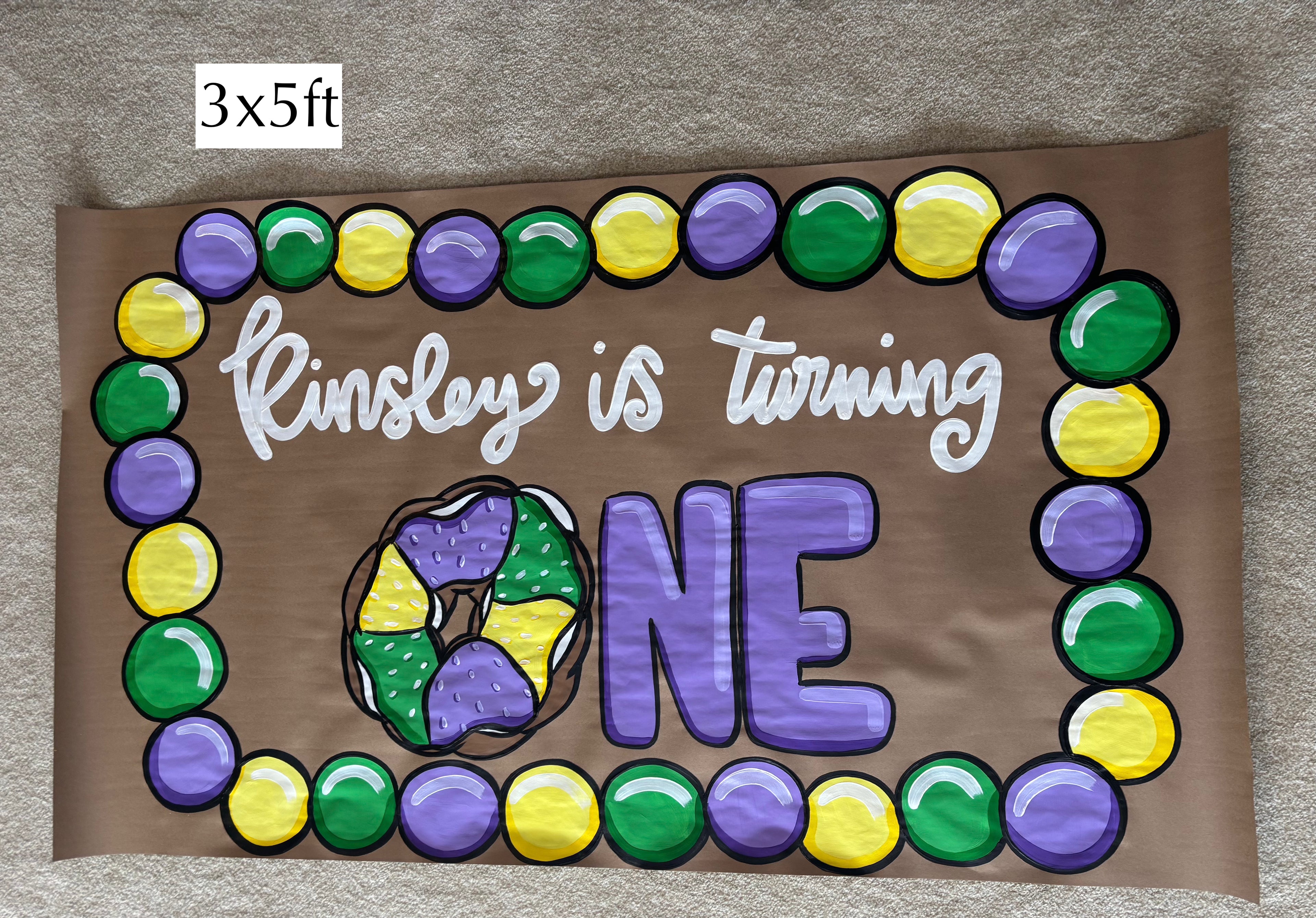 Custom Hand Painted Banner