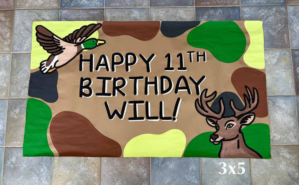 Custom Hand Painted Banner