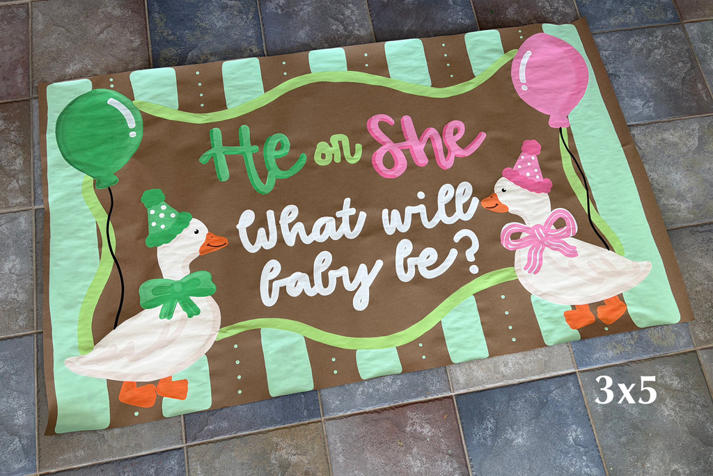 Custom Hand Painted Banner