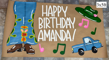 Hand Painted Banner- Custom