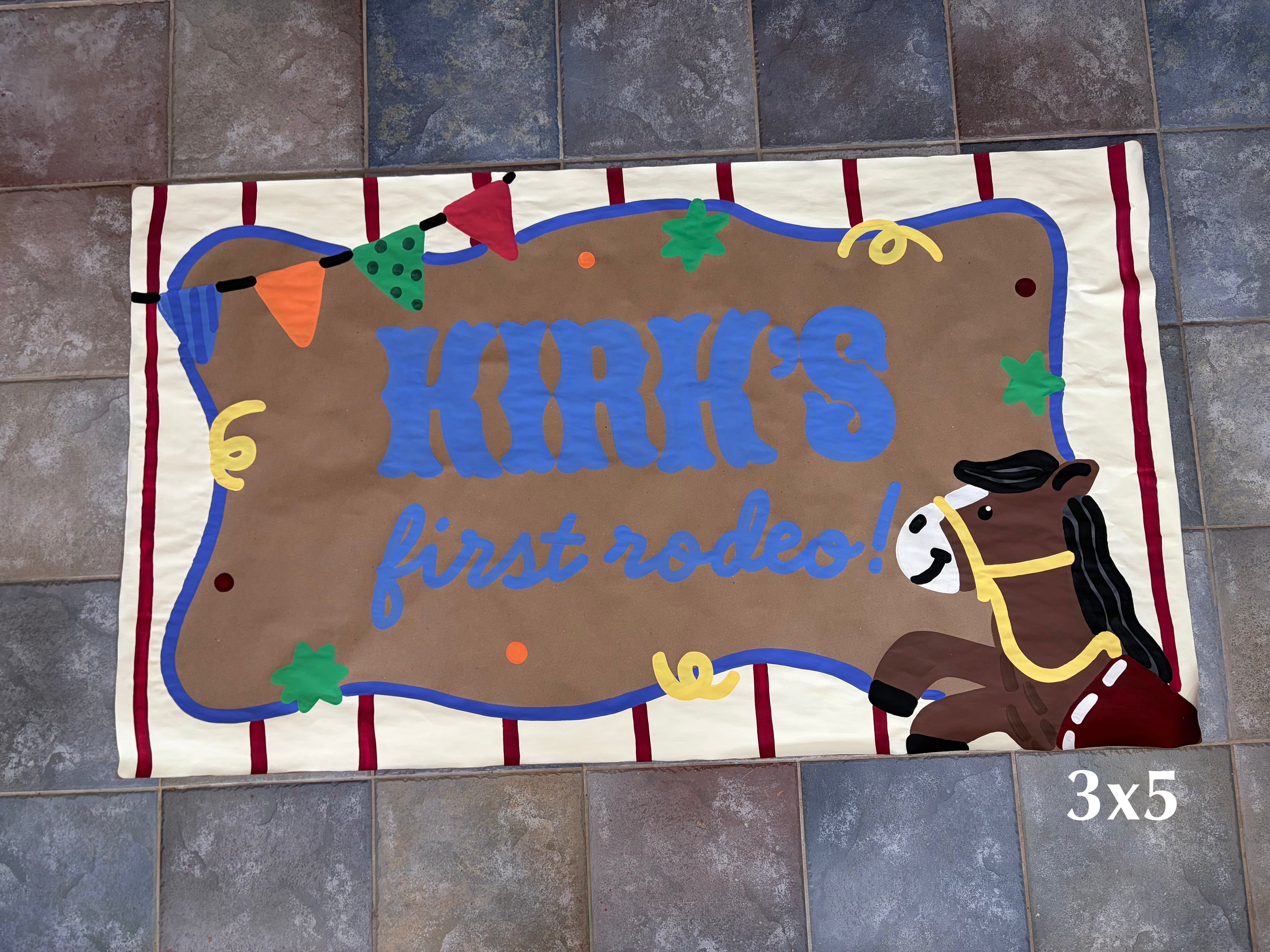 Custom Hand Painted Banner