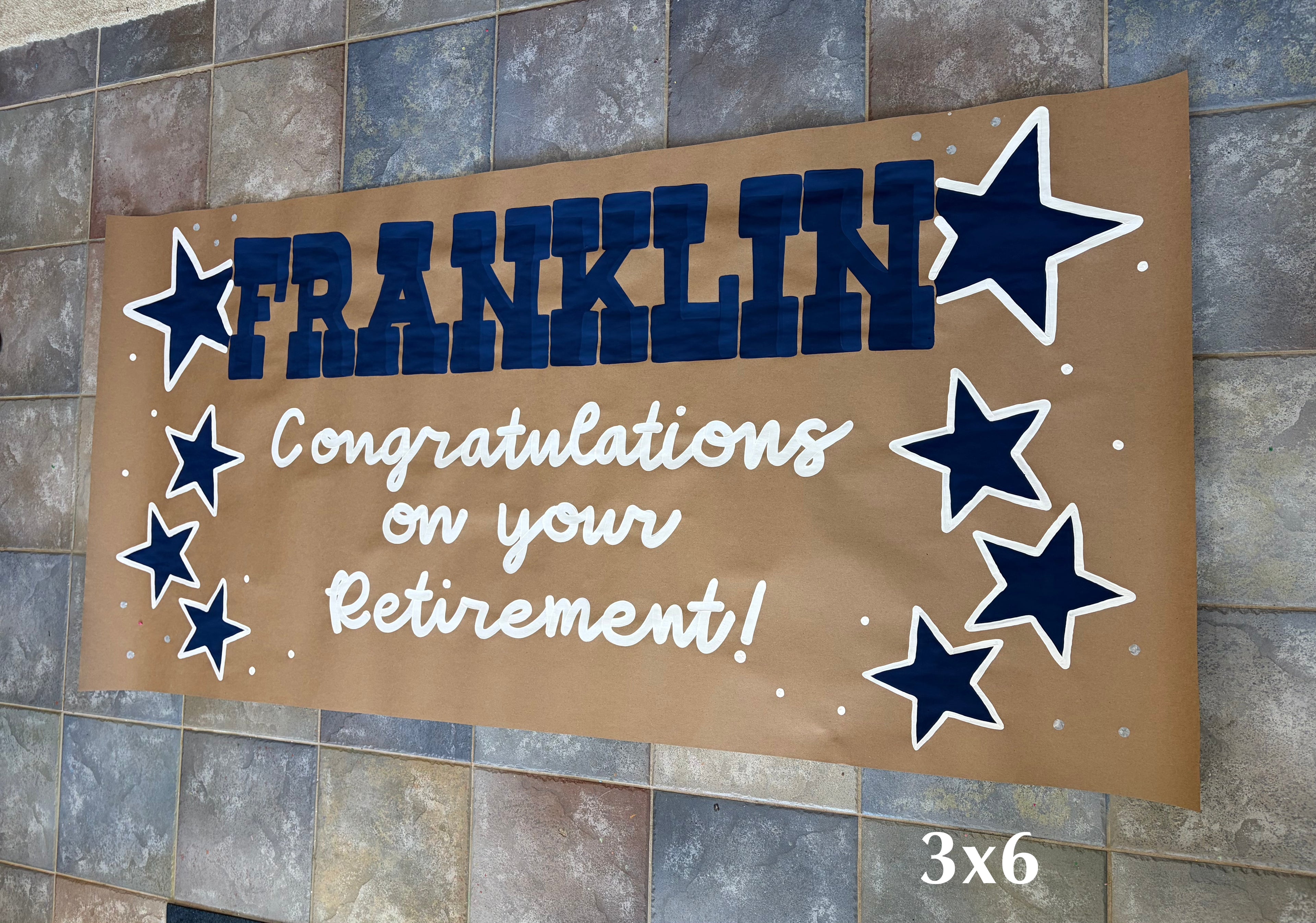 Custom Hand Painted Banner