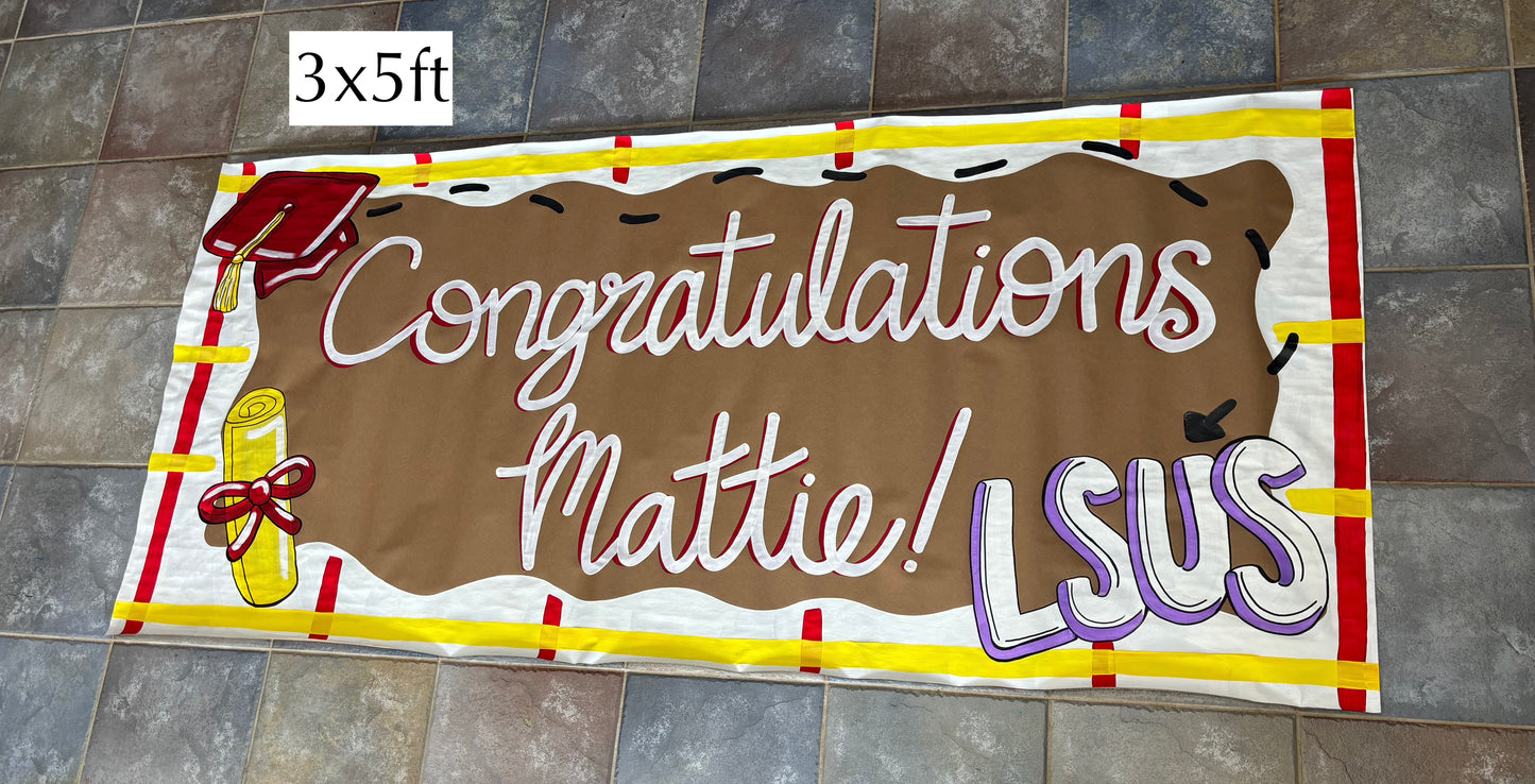 Hand Painted Banner- Custom