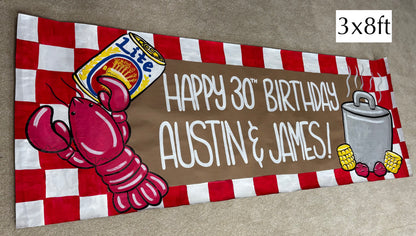 Hand Painted Banner- Custom