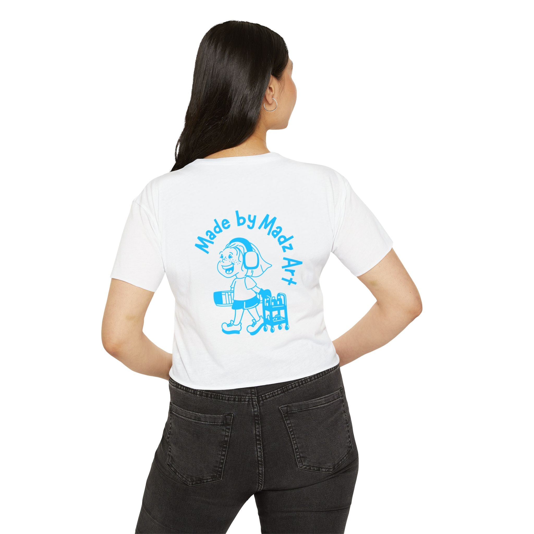 Made by Madz Art Tee- Cropped