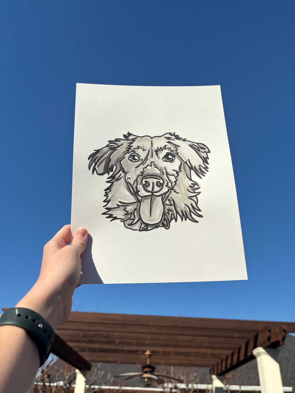 1 Pet- Custom Colorful Pet Portrait
