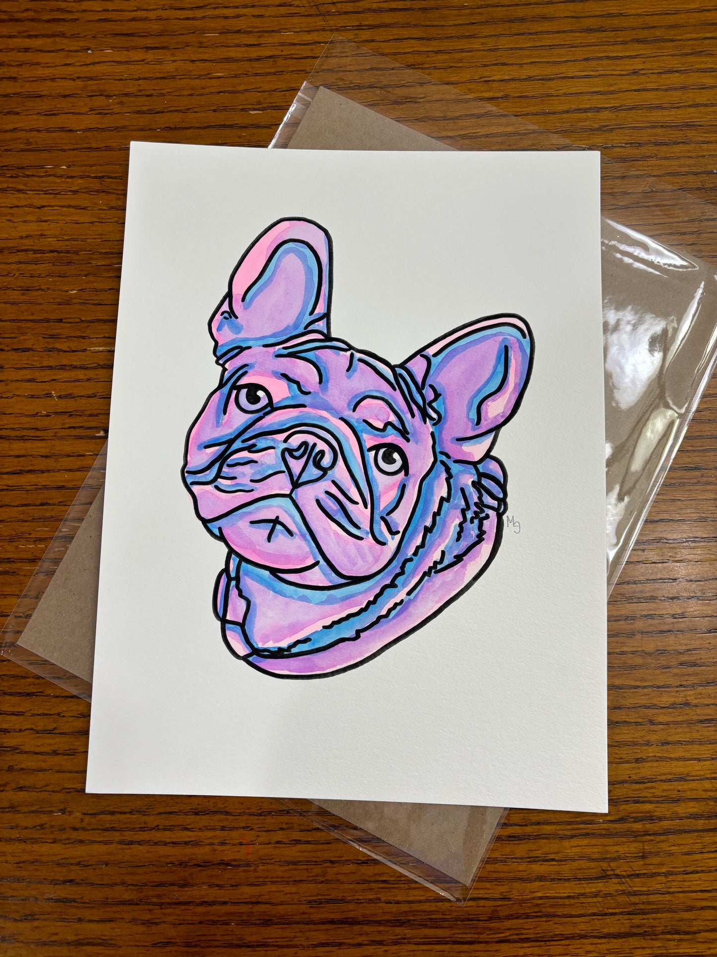 4 Pets- Custom Colorful Pet Portrait