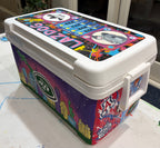 Large Custom Painted Ice Chests