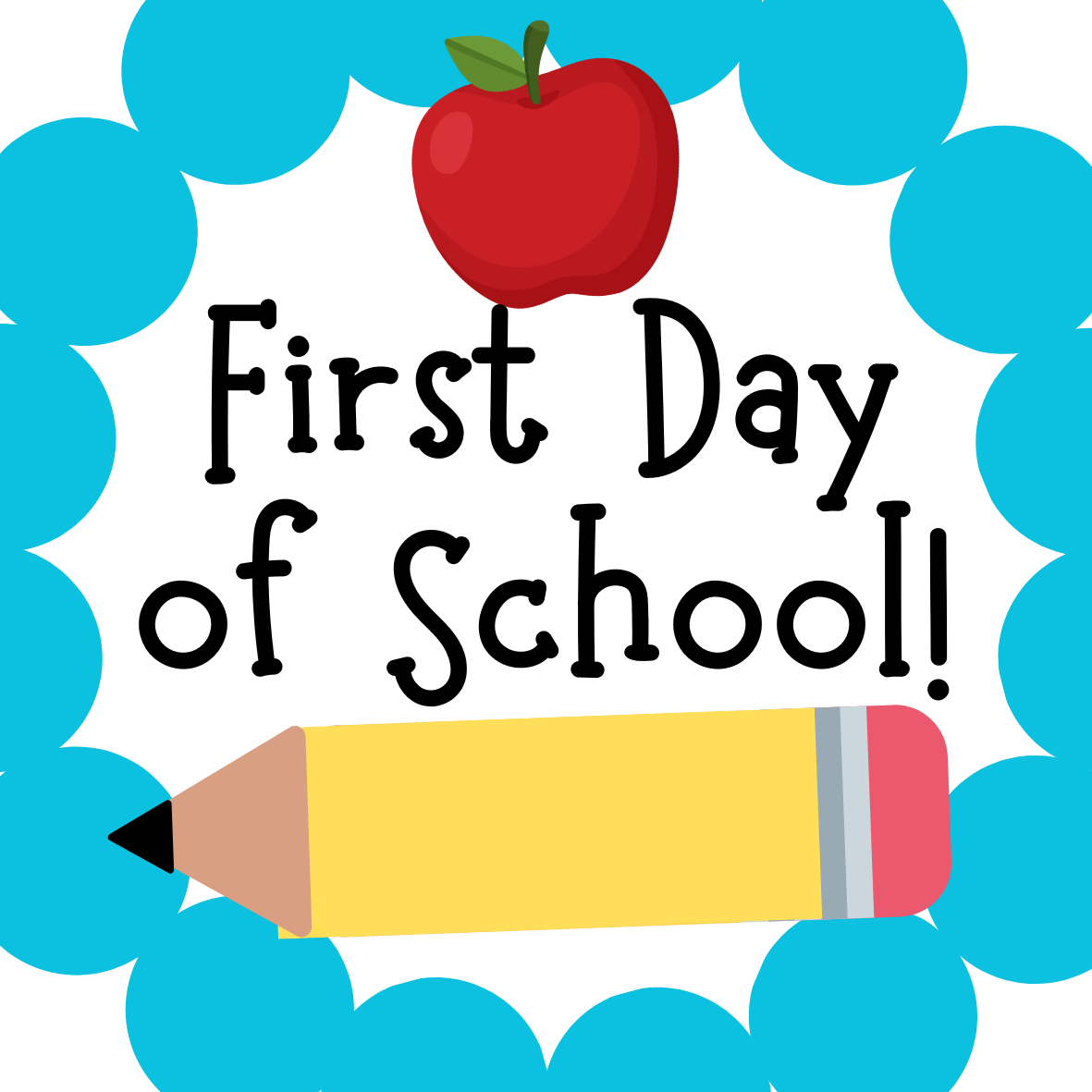 First Day (and Last Day) of School Sign!