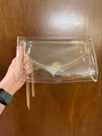 Hand Painted Clear Purse