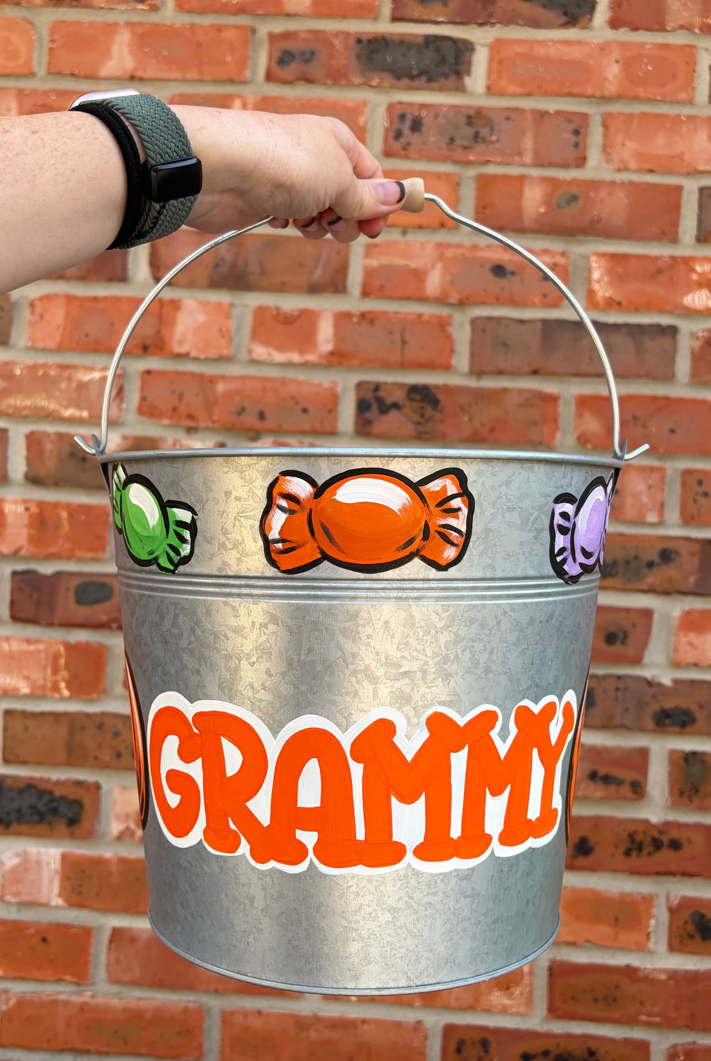 Custom Trick or Treat Buckets