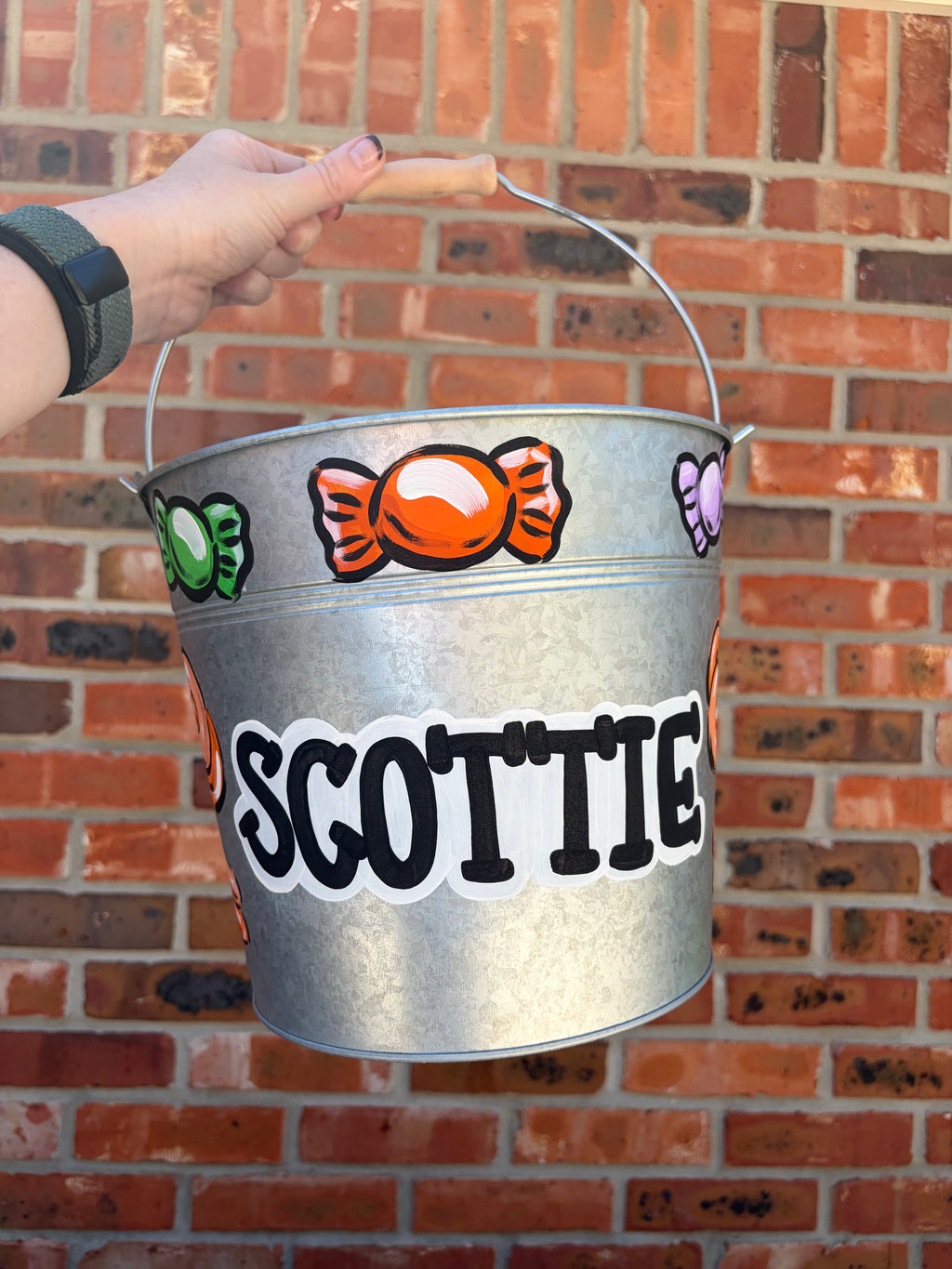 Custom Trick or Treat Buckets