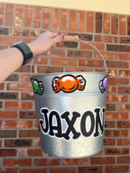 Custom Trick or Treat Buckets