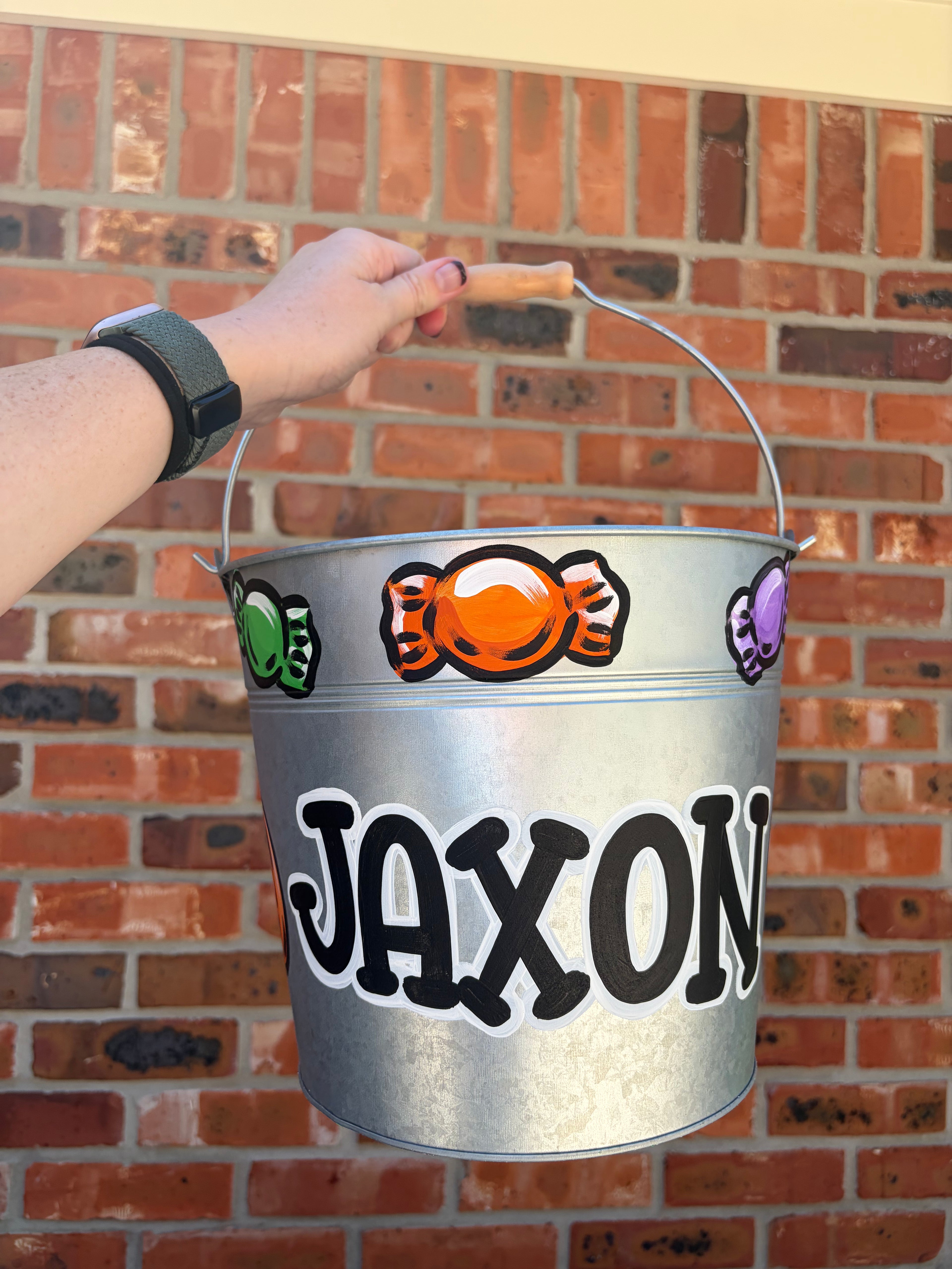 Custom Trick or Treat Buckets
