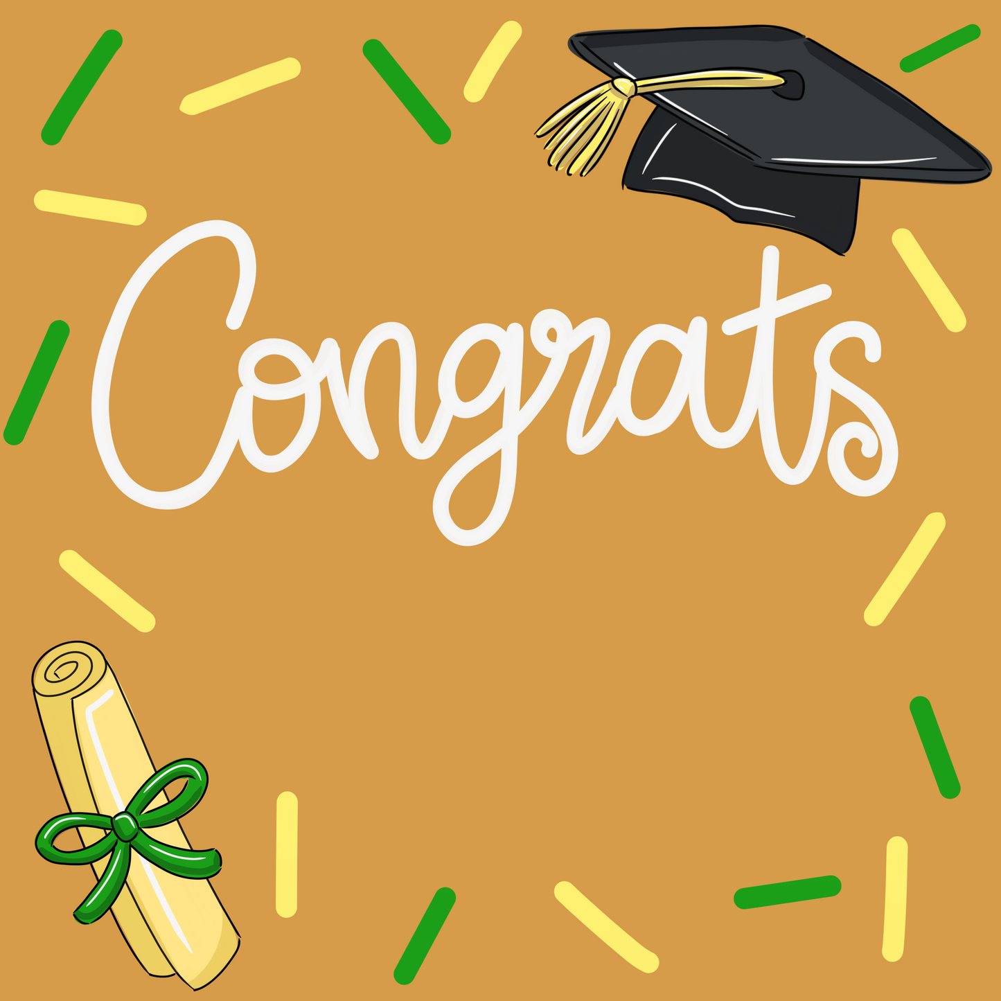 3x3ft Graduation Banners
