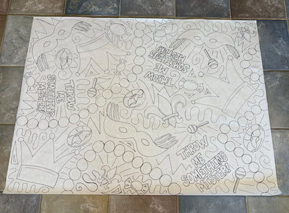Custom Giant Coloring Sheet