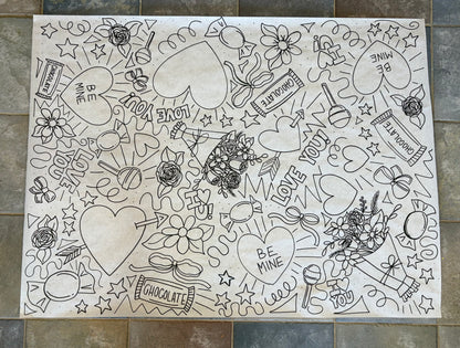 Custom Giant Coloring Sheet