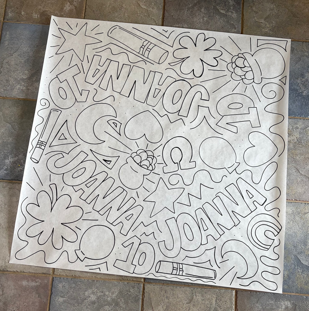 Custom Giant Coloring Sheet