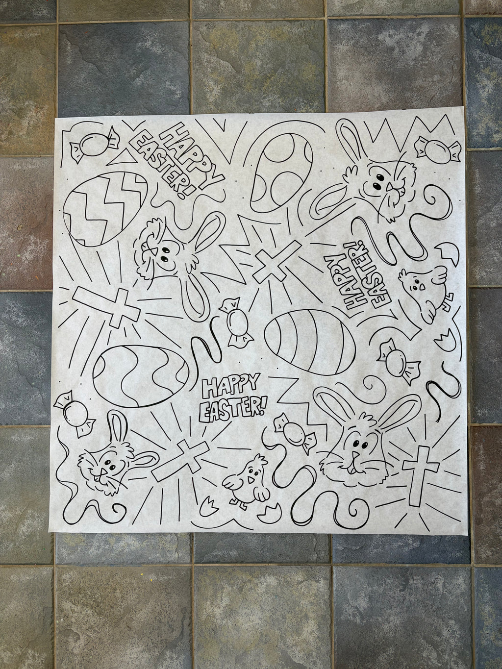 Custom Giant Coloring Sheet