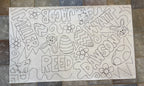 Custom Giant Coloring Sheet