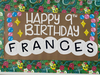 Hand Painted Banner- Custom