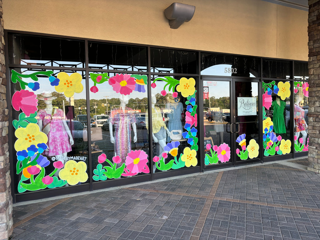 First Time Window Painting Design Deposit