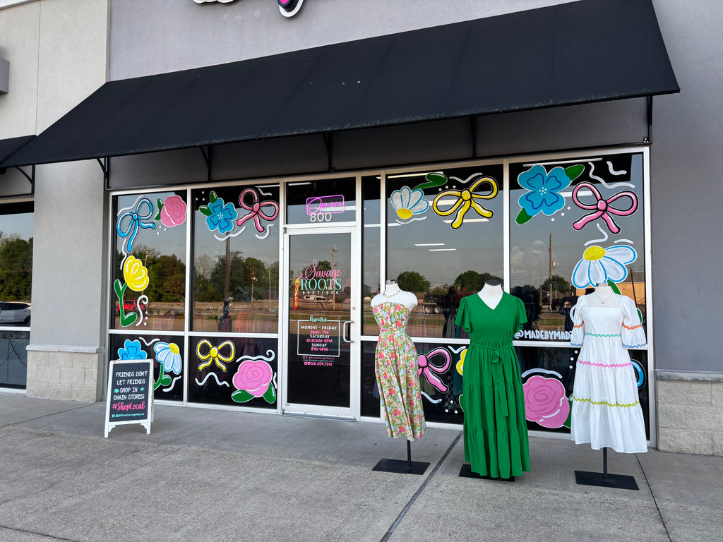 First Time Window Painting Design Deposit