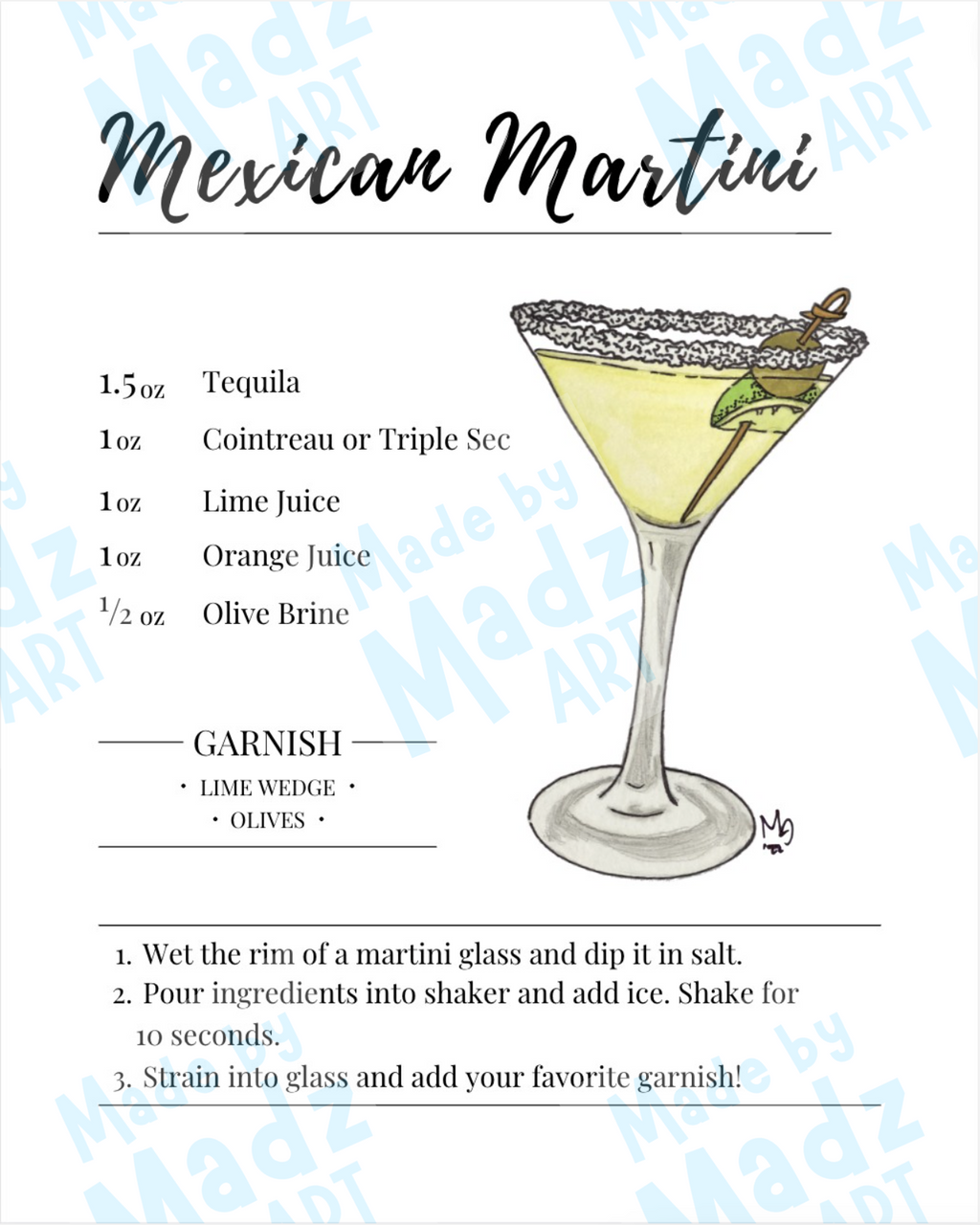 2 for $15 Favorite Drink Print