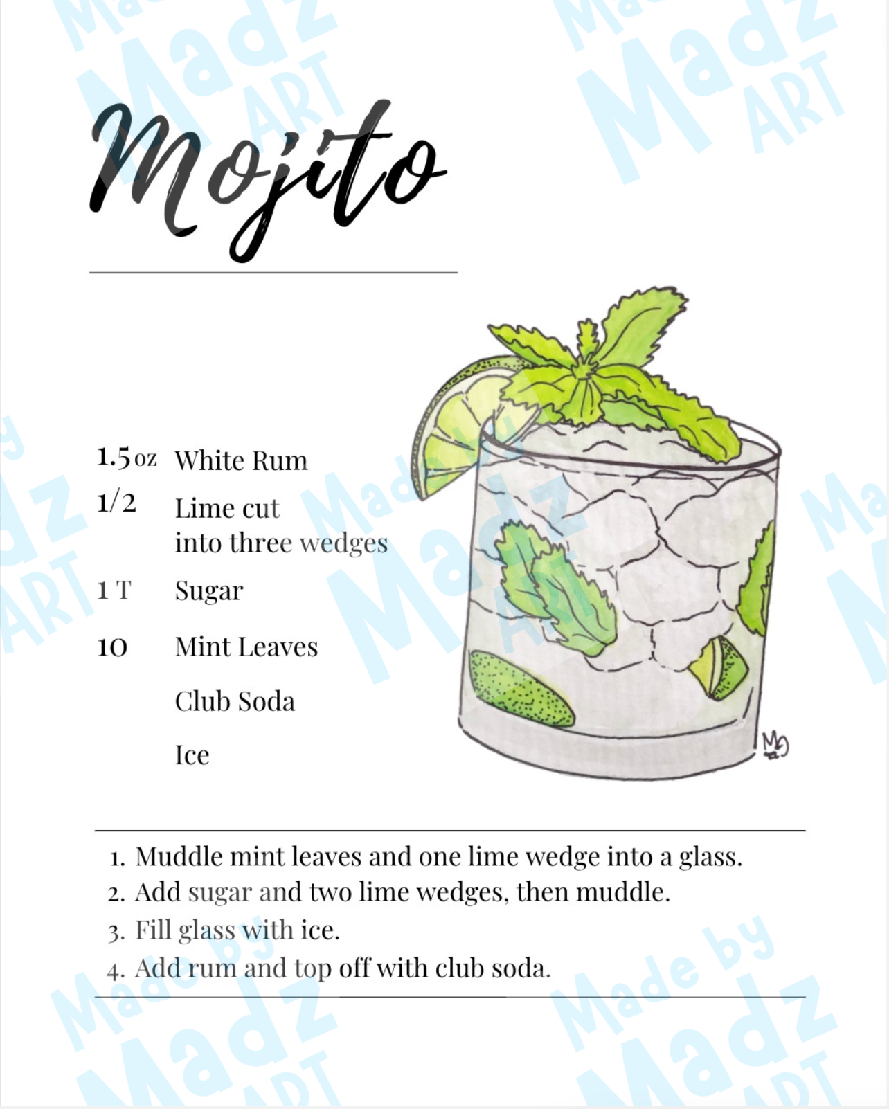 2 for $15 Favorite Drink Print