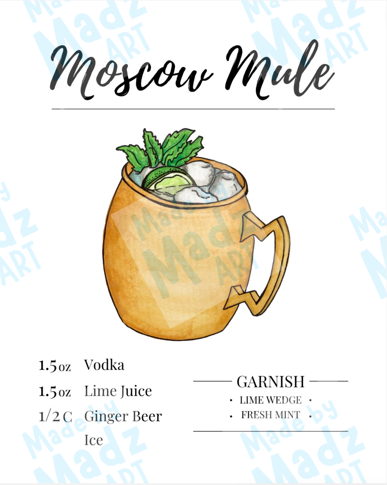 2 for $15 Favorite Drink Print