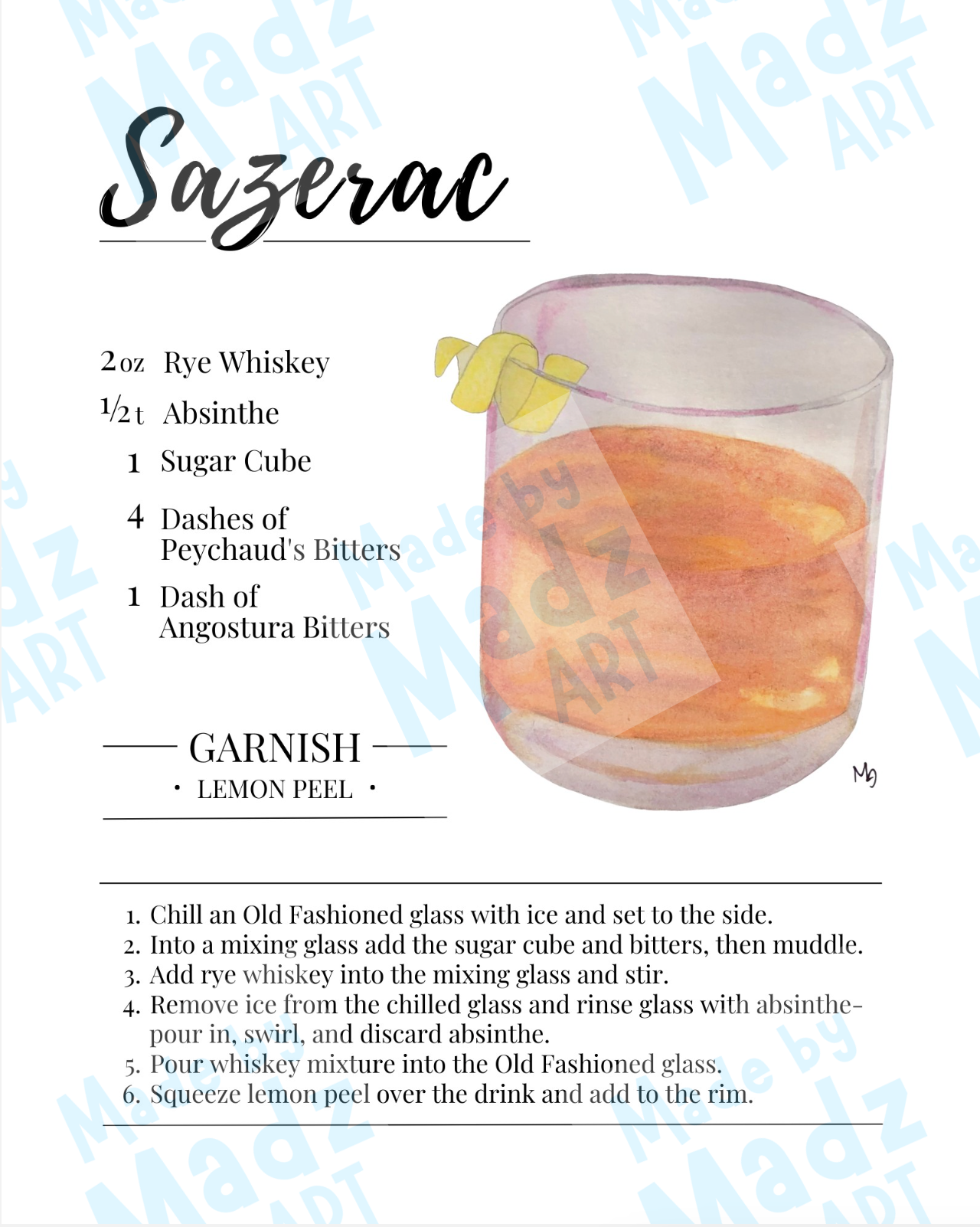 2 for $15 Favorite Drink Print