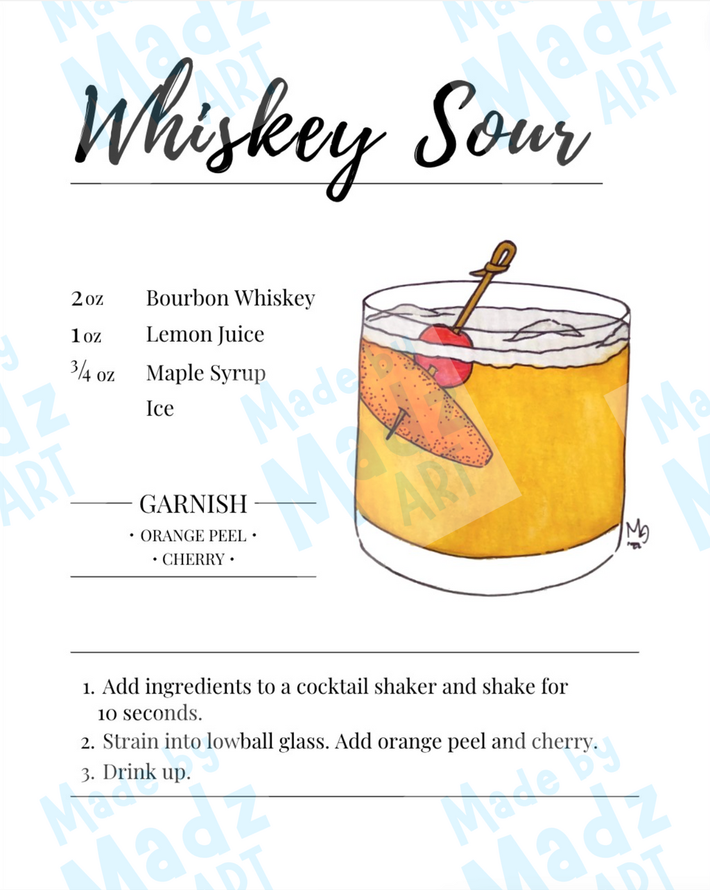 2 for $15 Favorite Drink Print