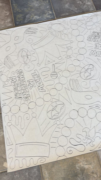 Custom Giant Coloring Sheet