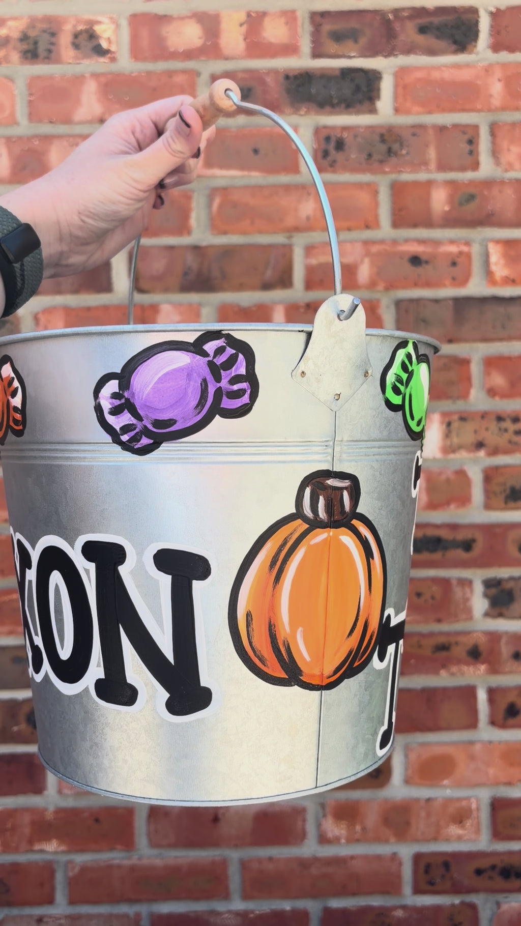 Custom Trick or Treat Buckets