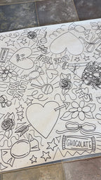 Custom Giant Coloring Sheet